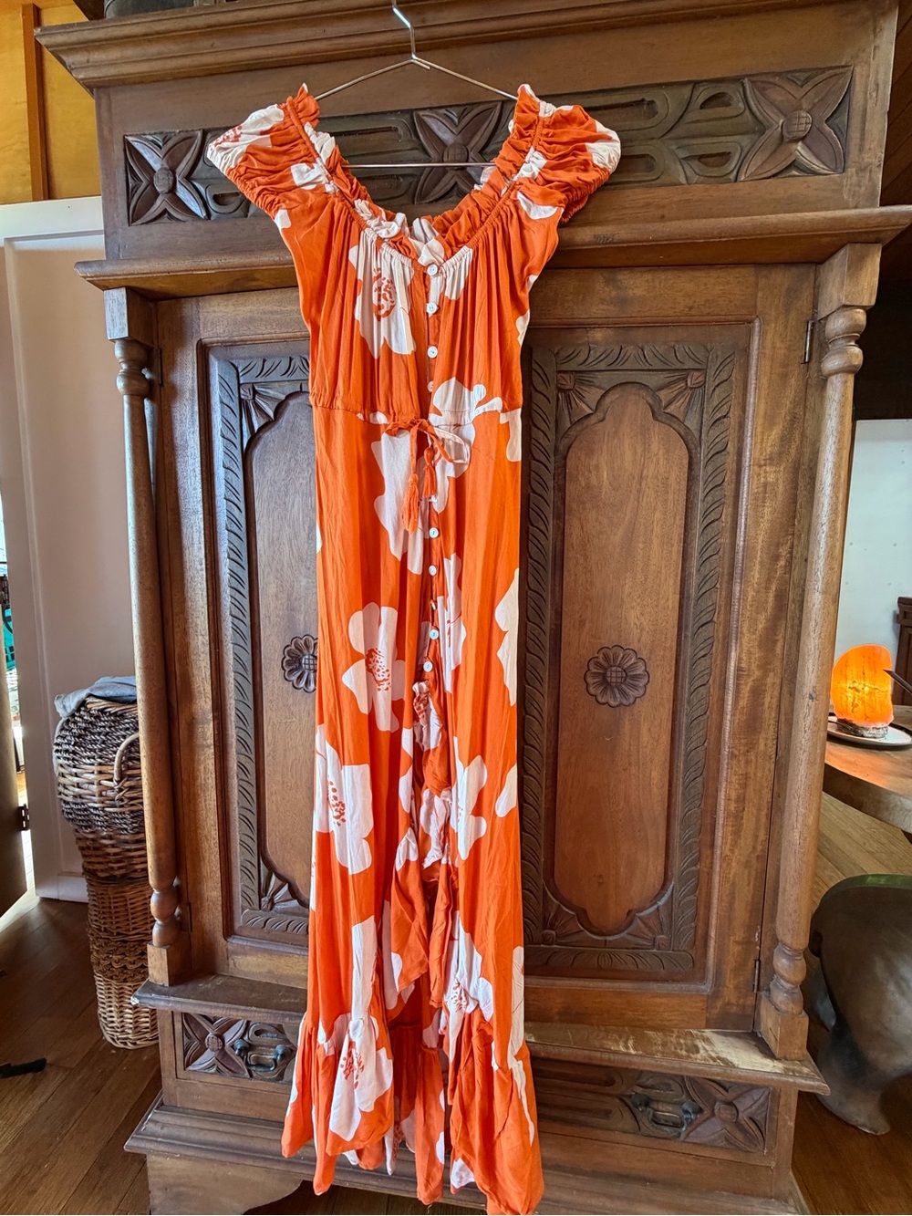 TIARE Hawaii x ALOHA collection 100% Banana Fiber Riviera maxi Hi-Lo One size